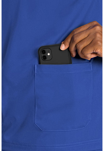 MedCouture Rothwear Men's Neck Scrub Top MC7477