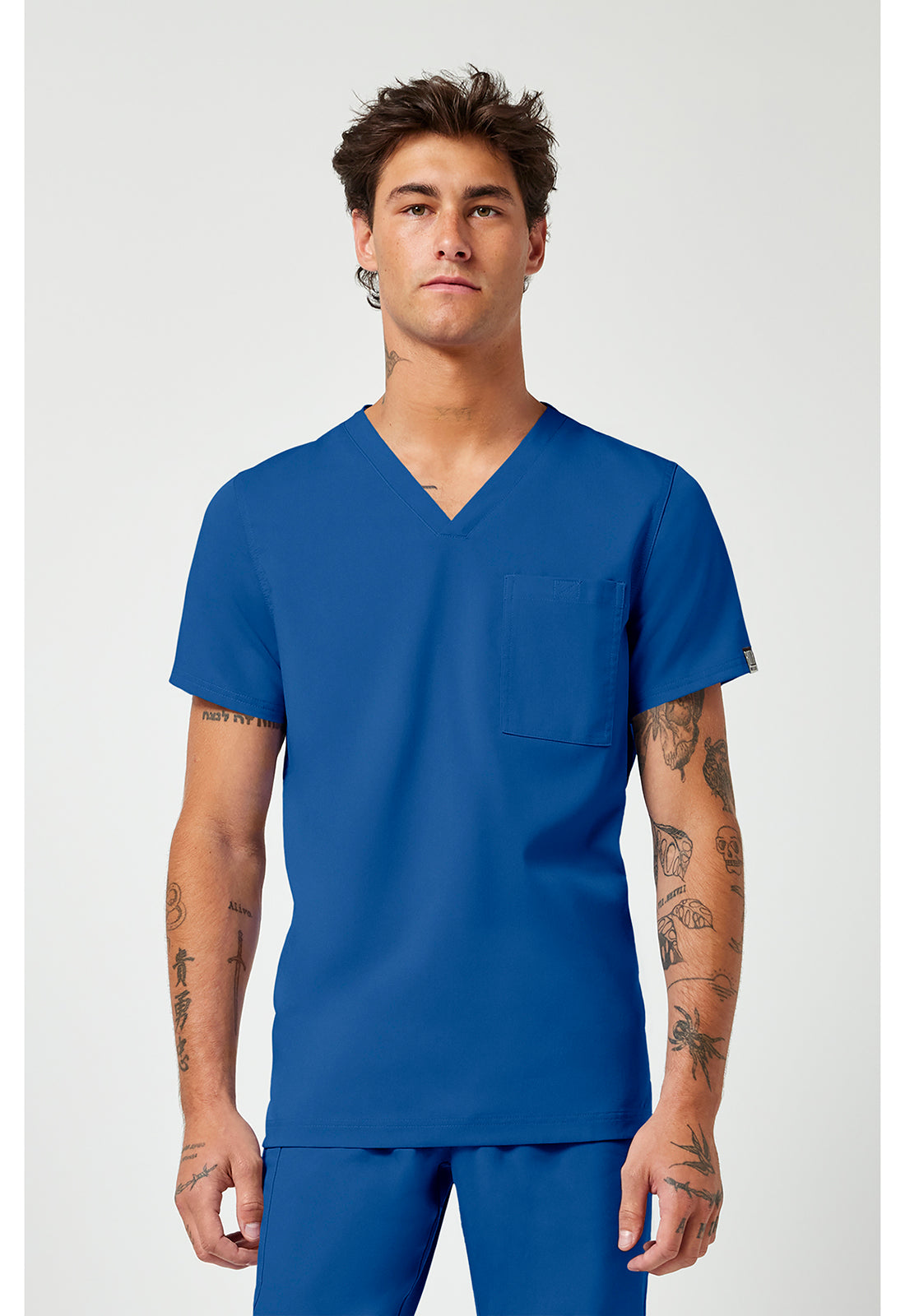 MedCouture Rothwear Men's Scrub Top MC7478