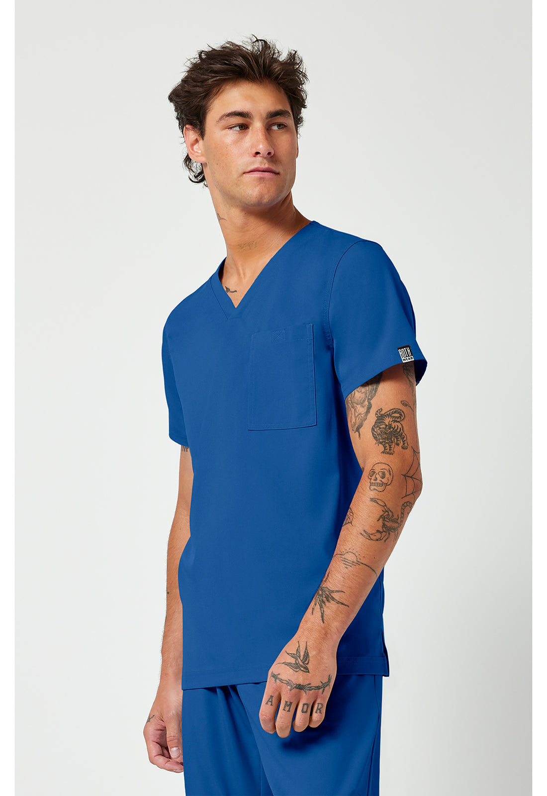 MedCouture Rothwear Men's Scrub Top MC7478