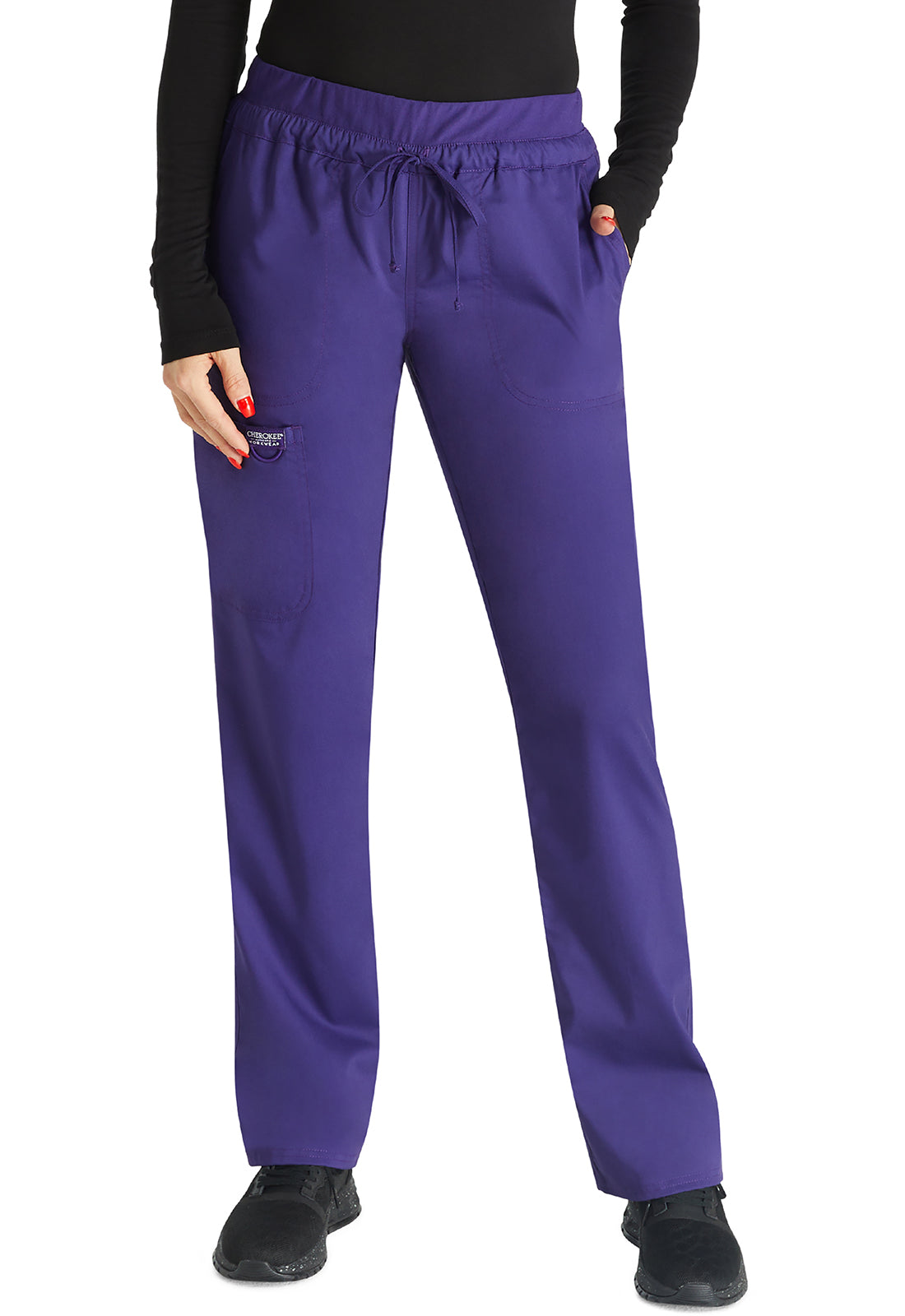 Cherokee Ladies Mid rise drawstring Pant WW105