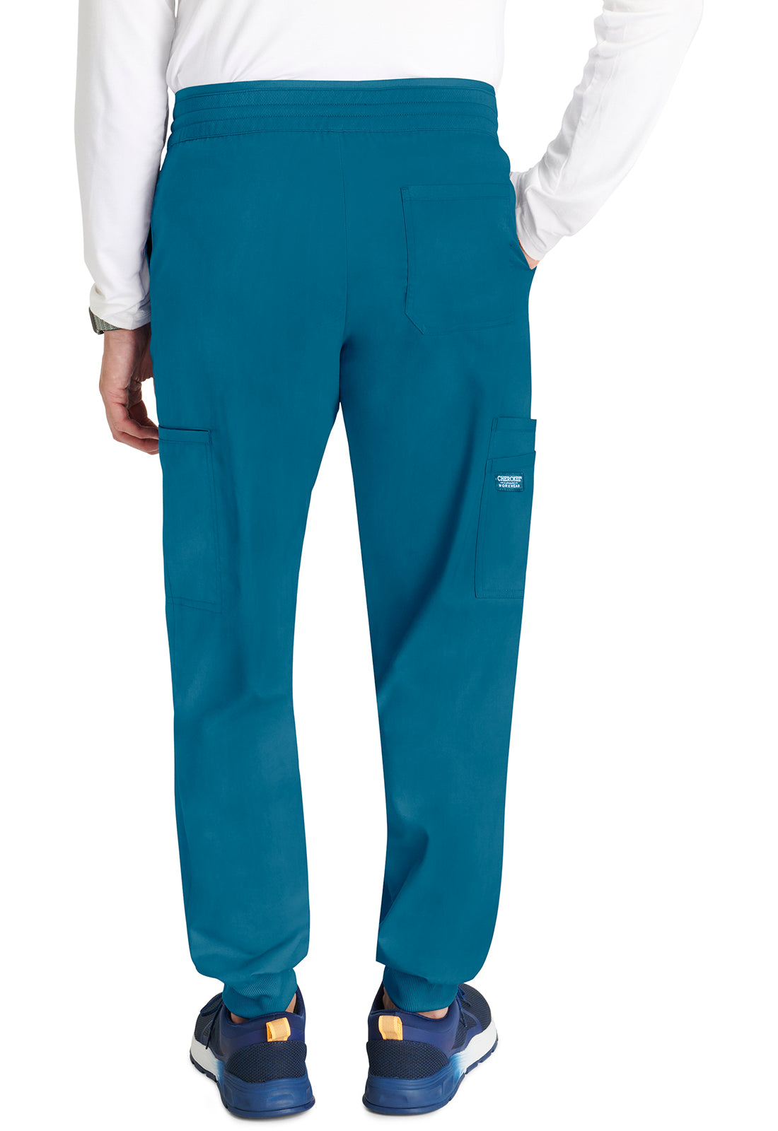 Cherokee Revolution Men's Button Cargo Scrub Pants WW251