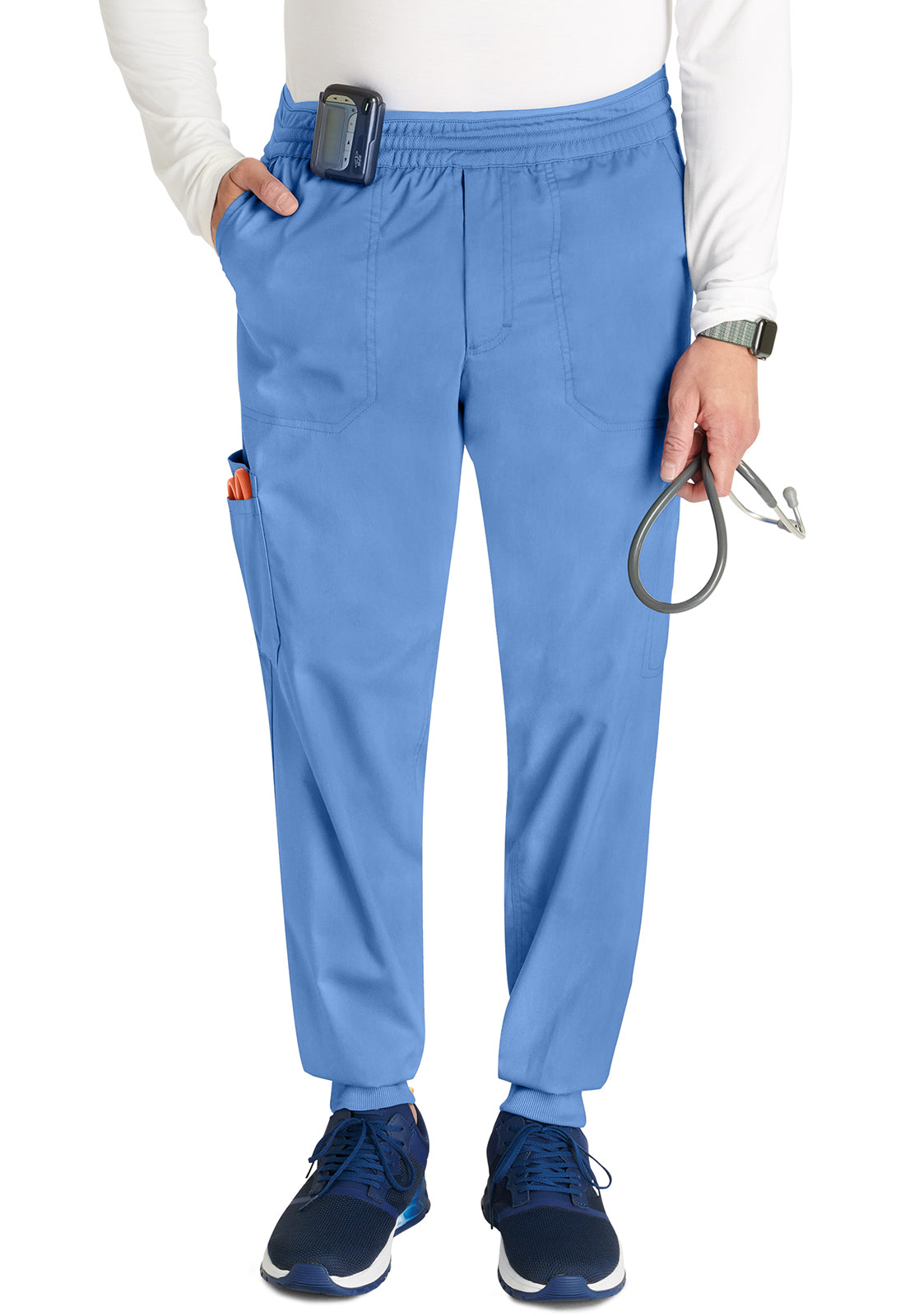 Cherokee Revolution Men's Button Cargo Scrub Pants WW251