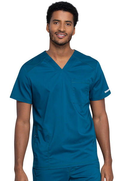 Cherokee Revolution Men's V-Neck Scrub Top WW603