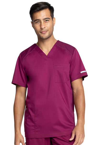 Cherokee Revolution Men's V-Neck Scrub Top WW603