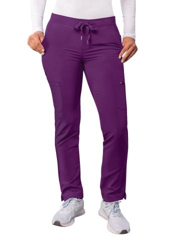 Adar Women's Addition Skinny Cargo Scrub Pant A6104