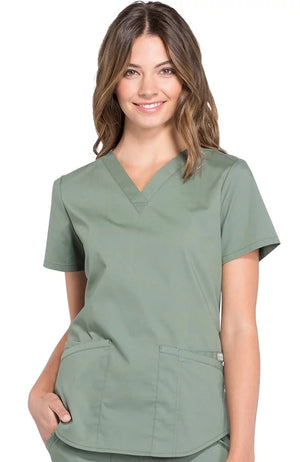 Cherokee Professional Women's V-Neck Scrub Top WW665