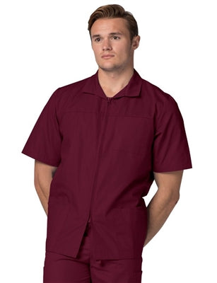 Adar 607 Burgundy Lab Coat
