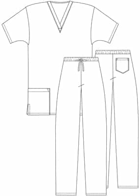 Adar Unisex Scrub Set 701