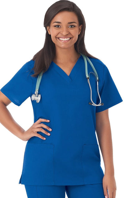 Fundamentals Women's 2 Pocket V-Neck Scrub Top 14700