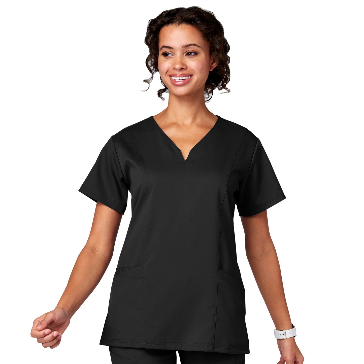 Meta Ladies Ventral Antimicrobial Scrub Top 15200