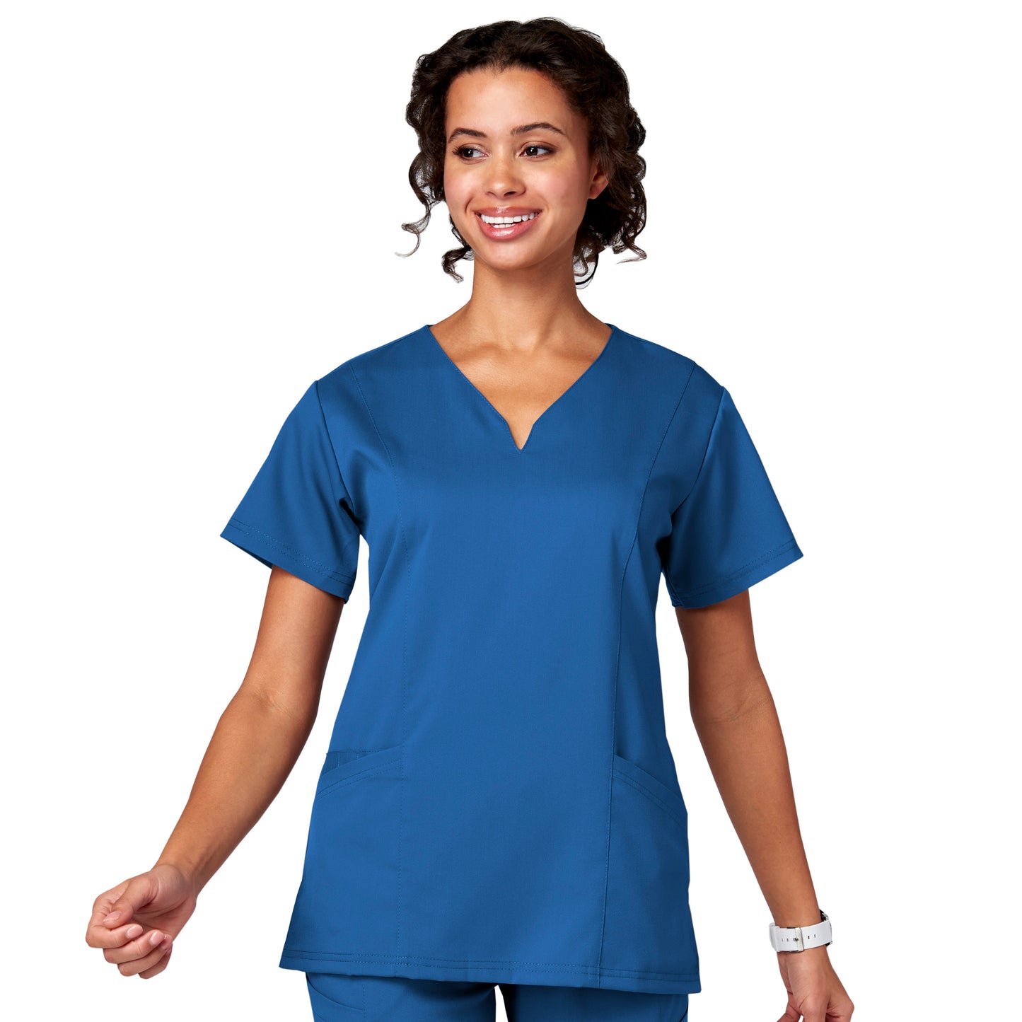 Meta Ladies Ventral Antimicrobial Scrub Top 15200