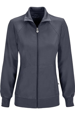 Cherokee Infinity Women's Antimicrobial Zipper Warm-Up Scrub Jacket 2391A