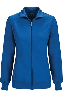 Cherokee Infinity Women's Antimicrobial Zipper Warm-Up Scrub Jacket 2391A