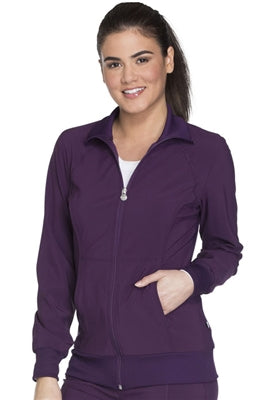 Cherokee Infinity Women's Antimicrobial Zipper Warm-Up Scrub Jacket 2391A