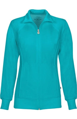 Cherokee Infinity Women's Antimicrobial Zipper Warm-Up Scrub Jacket 2391A