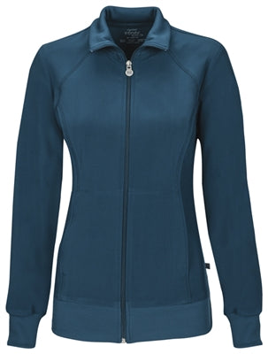 Cherokee Infinity Women's Antimicrobial Zipper Warm-Up Scrub Jacket 2391A