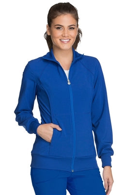 Cherokee Infinity Women's Antimicrobial Zipper Warm-Up Scrub Jacket 2391A