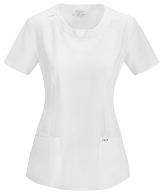 Cherokee Antimicrobial Round Neck Scrub Top 2624A