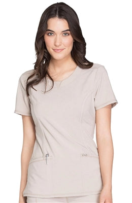 Cherokee Antimicrobial Round Neck Scrub Top 2624A