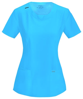 Cherokee Antimicrobial Round Neck Scrub Top 2624A