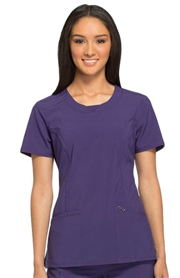 Cherokee Antimicrobial Round Neck Scrub Top 2624A