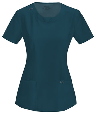 Cherokee Antimicrobial Round Neck Scrub Top 2624A