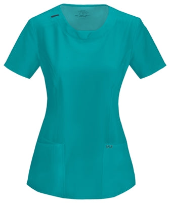 Cherokee Antimicrobial Round Neck Scrub Top 2624A