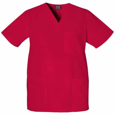 Cherokee Unisex 3 Pocket V Neck Top 4876