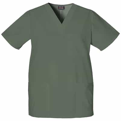 Cherokee Unisex 3 Pocket V Neck Top 4876