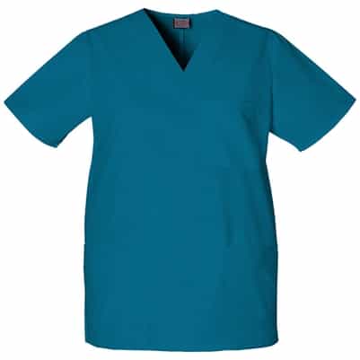 Cherokee Unisex 3 Pocket V Neck Top 4876