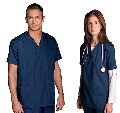Cherokee Unisex 3 Pocket V Neck Top 4876