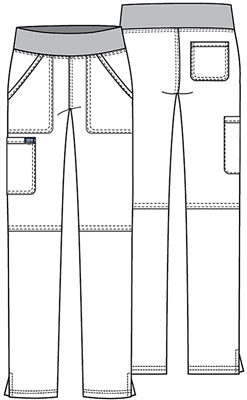 Cherokee Revolution Women's Elastic Waistband Scrub Pants WW110