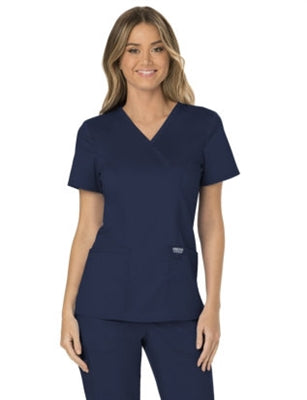 Cherokee Workwear Mock Wrap Top WW610
