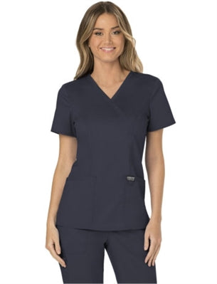 Cherokee Workwear Mock Wrap Top WW610