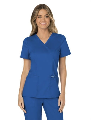 Cherokee Workwear Mock Wrap Top WW610