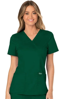 Cherokee Workwear Mock Wrap Top WW610