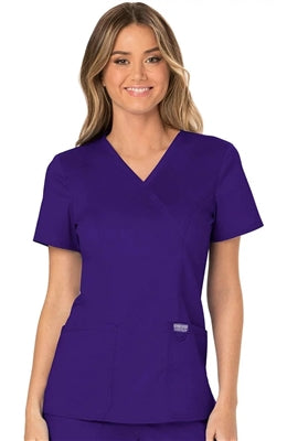 Cherokee Workwear Mock Wrap Top WW610
