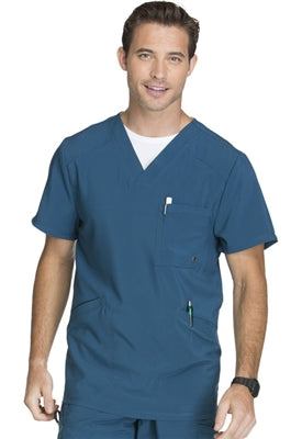 Cherokee Men's Antimicrobial V-Neck Scrub Top ck900A
