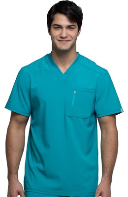 Cherokee Men's Antimicrobial Athletic Scrub Top ck910A