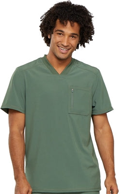 Cherokee Men's Antimicrobial Athletic Scrub Top ck910A