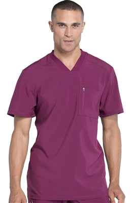 Cherokee Men's Antimicrobial Athletic Scrub Top ck910A