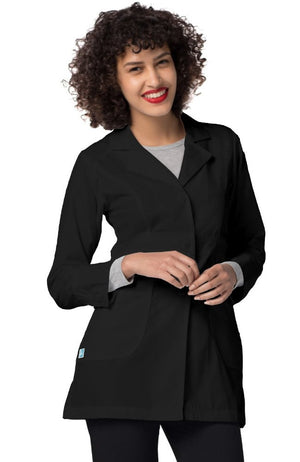 Adar 811 Black Lab Coat