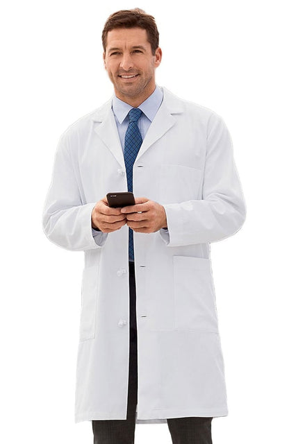 Meta Men's 44" Cotton Knot Button iPad Coat 808