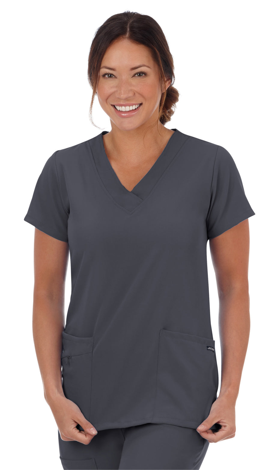 Jockey Women's V-Neck Crossover Scrub Top 2206