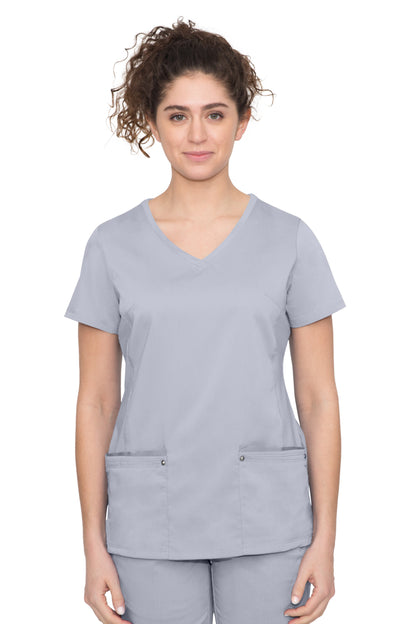 Healing Hands Juliet Yoga Knit V Neck Scrub Top 2245