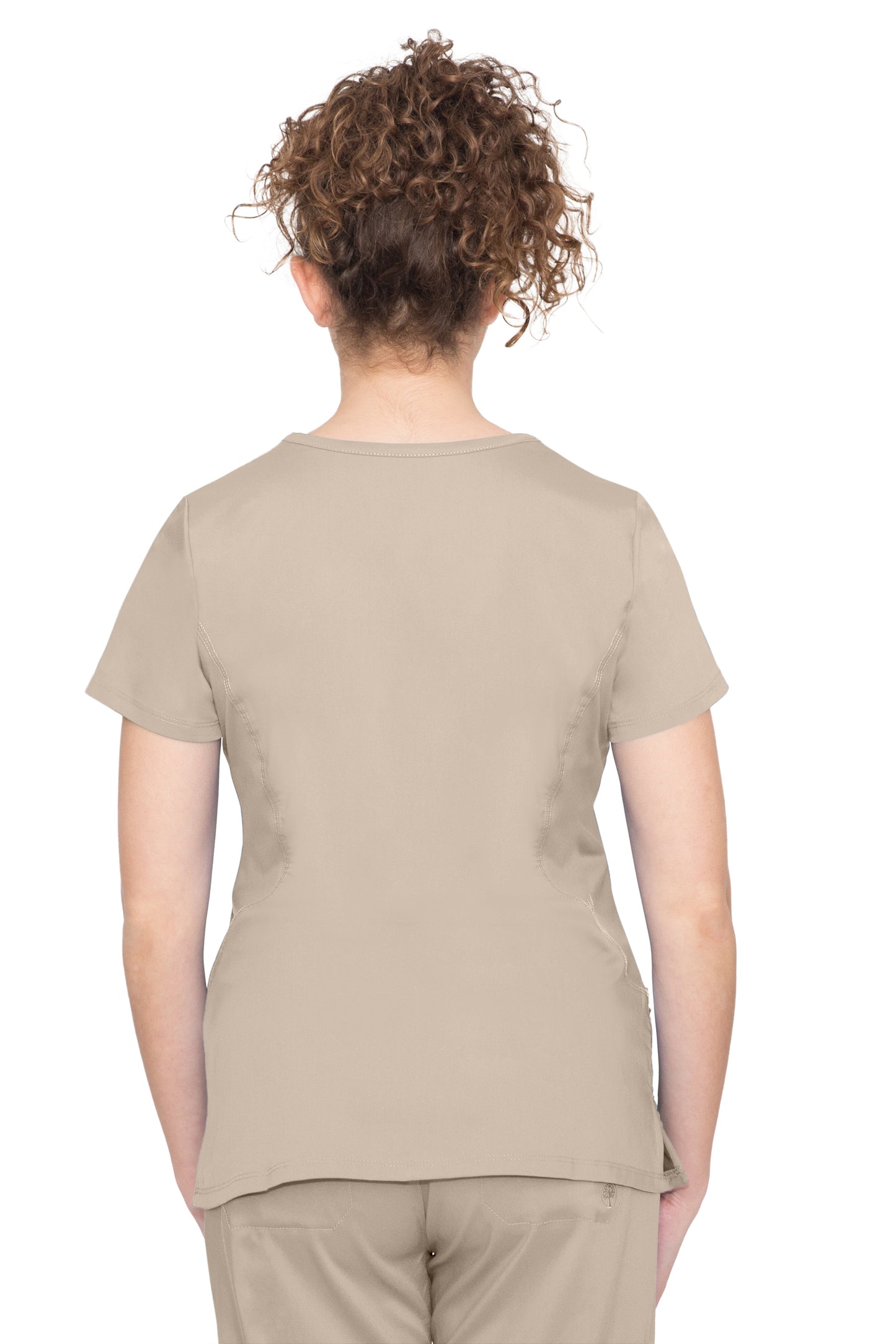 Healing Hands Juliet Yoga Knit V Neck Scrub Top 2245