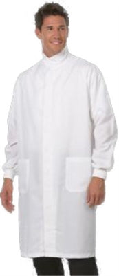 Fashion Seal Unisex Fluid Resistant Snap Lab Coat 6429