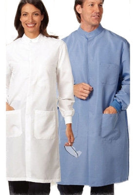 Fashion Seal Fluid Resistant Unisex Snap Lab Coat 6420