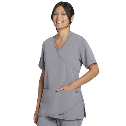 Jockey Petal Women's Mock Wrap Scrub Top 2482