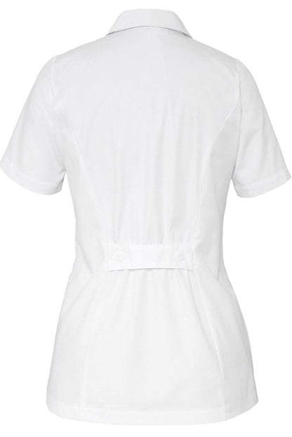 Adar Women's Lapel Collar Buttoned Scrub Top 2629